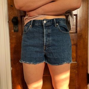 Everlane denim shorts